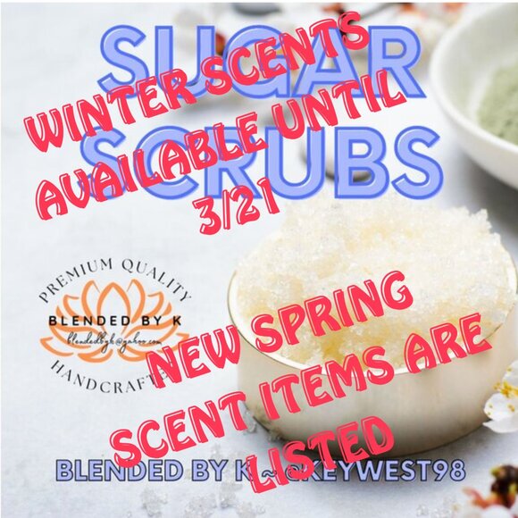 Hand Crafted Other - Sugar Scrubs by Blended by K ~ 4 oz